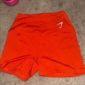 Gymshark Orange Athletic Shorts